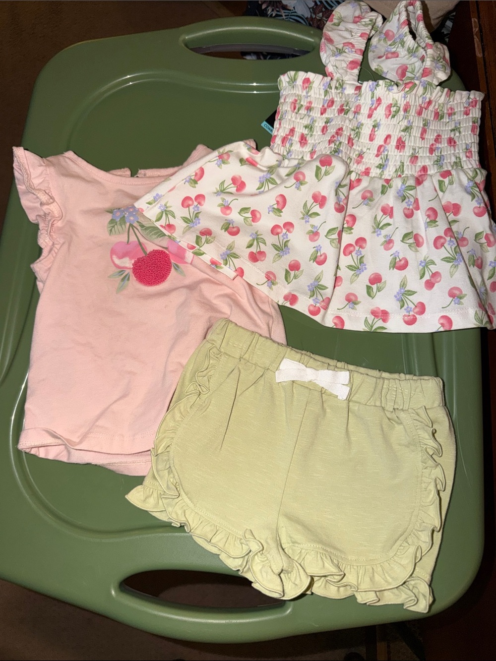 NWT Cynthia Rowley Cherry Set 18M